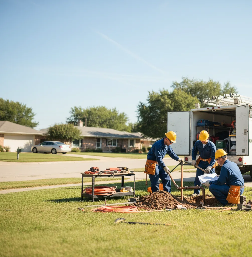 Sewer Line Repair in Fresno, TX